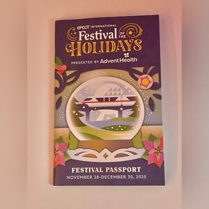 Epcot International Festival of the Holidays Passport 2025